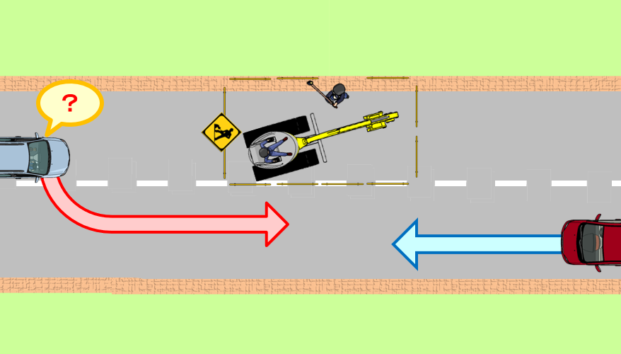 いったいどうする 行き違いの手順 交通ルールの再確認 行き違いに関するルール編 その3 愛知ペーパードライバースクール