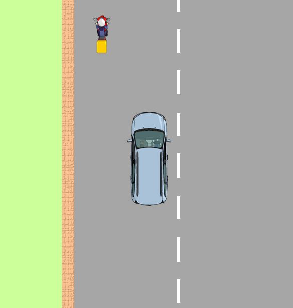 バイクと車お互いの見え方 運転するなら知っておきたい安全運転知識 愛知ペーパードライバースクール